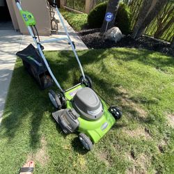 Green Works Electric Mower