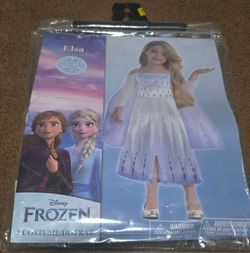 Disney Frozen Elsa Kids Costume Size Small 4-6 ...