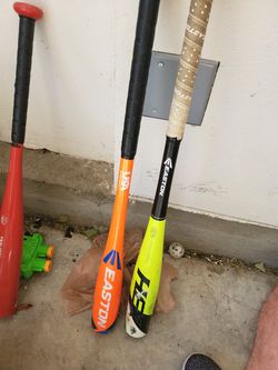 Two easton bats a USA and a USSSA