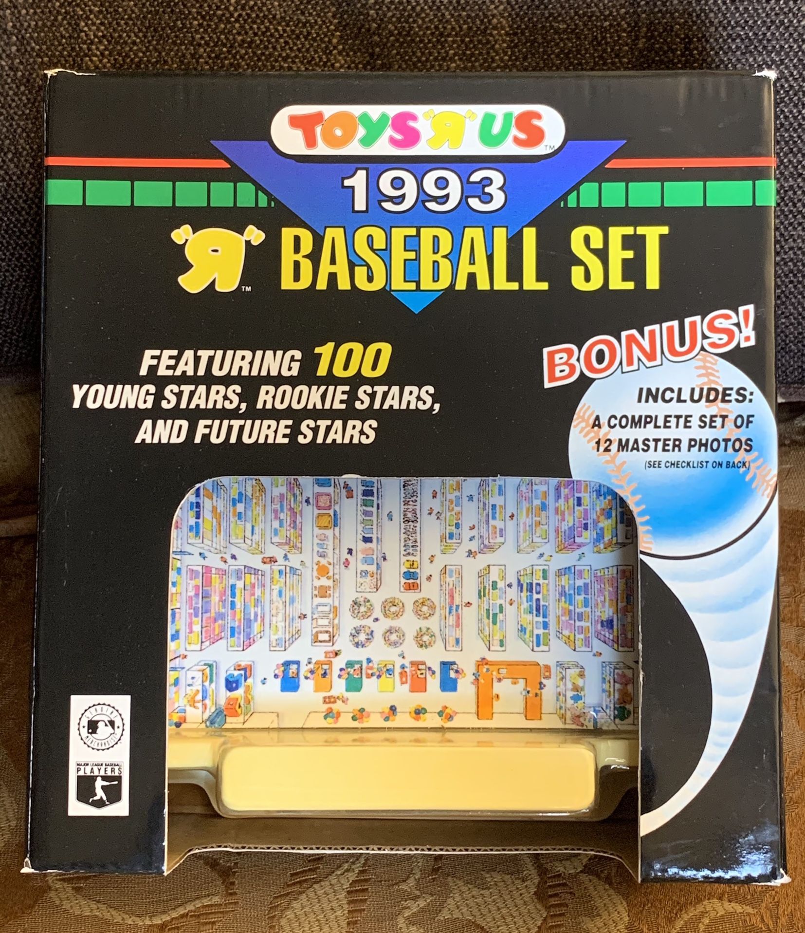 Toys 'R' Us Topps Baseball 1993 Set 100 Cards & Master Photos
