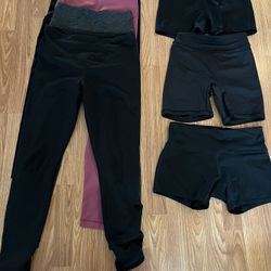 4 Pairs 90 Degree by Reflex Leggings – Excellent Condition (S & M).  AND 3 Pair Of  Yoga Shorts