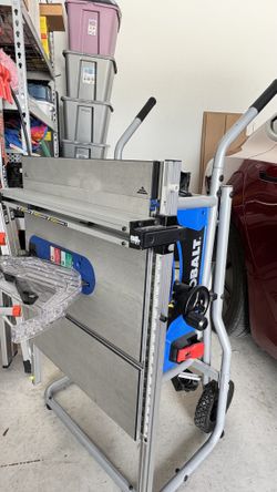 Kobalt 10-in 15-Amp Portable Table Saw with Folding Rolling Stand