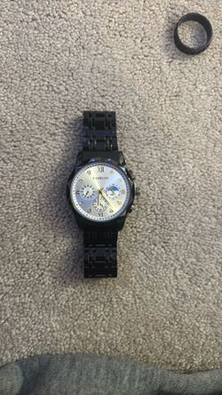 black with white face Kasrluo watch