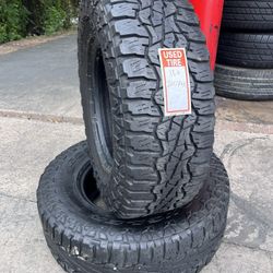 265/70R16 GOOD YEAR WRANGLER A/T full pair 2 tires 