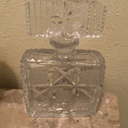 Antique Crystal Perfume Bottle 