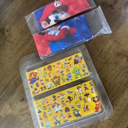 Super Mario 3DS Plates (Top And Bottom) & Mario Plates (Top And Bottom)