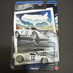 NEW Hot Wheels Silver Series Vintage Racing FORD GT40 Car JBY87 1:64 Scale
