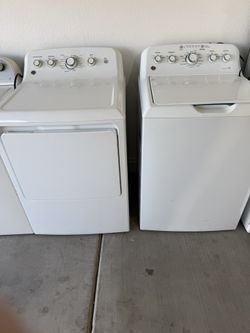 GE Profile Washer and Gas Dryer