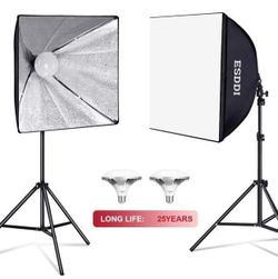 Studio Softbox Lighting Kit