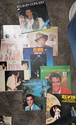 Elvis record collection