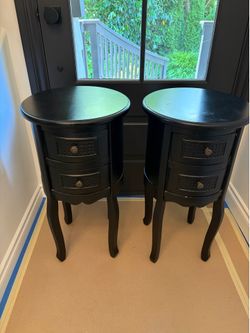 FREE Black Slim Nightstands