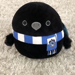 New Squishmallow Kellytoy Plush Harry Potter Ravenclaw Raven 8"