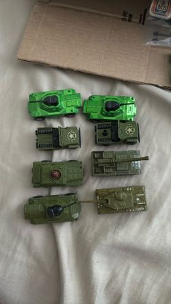 vintage Matchbox Lesney military vehicles from the 1970s