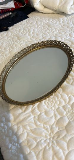 Vintage tray mirror