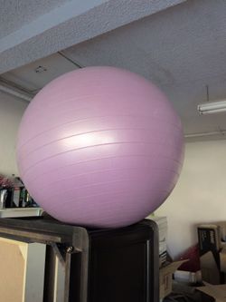Pink Exercise Stability Ball