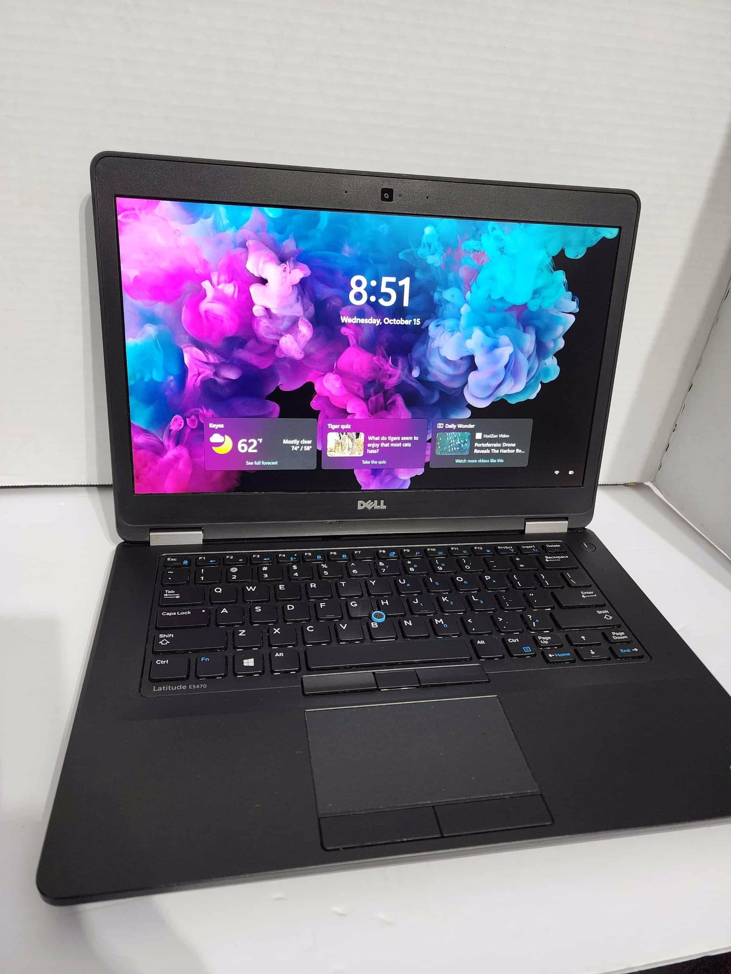 DELL LATITUDE E5470 WINDOWS 11 PRO LAPTOP 14-INCH SCREEN HDMI OUTPUT MULTIPLE USB PORTS WEBCAM 8GB DDR4 256GB NVME SUPER FAST BACKLIT KEYBOARD NO ISSU