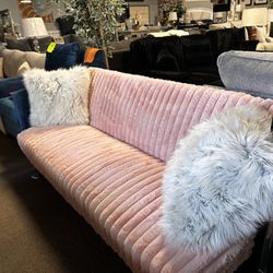 Pink Futon Bed! $399 🤍✨🩷