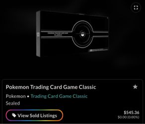 Pokémon Trading Card Game Classic Sealed Box