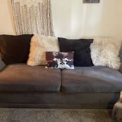 Dark Grey Deep Sofa