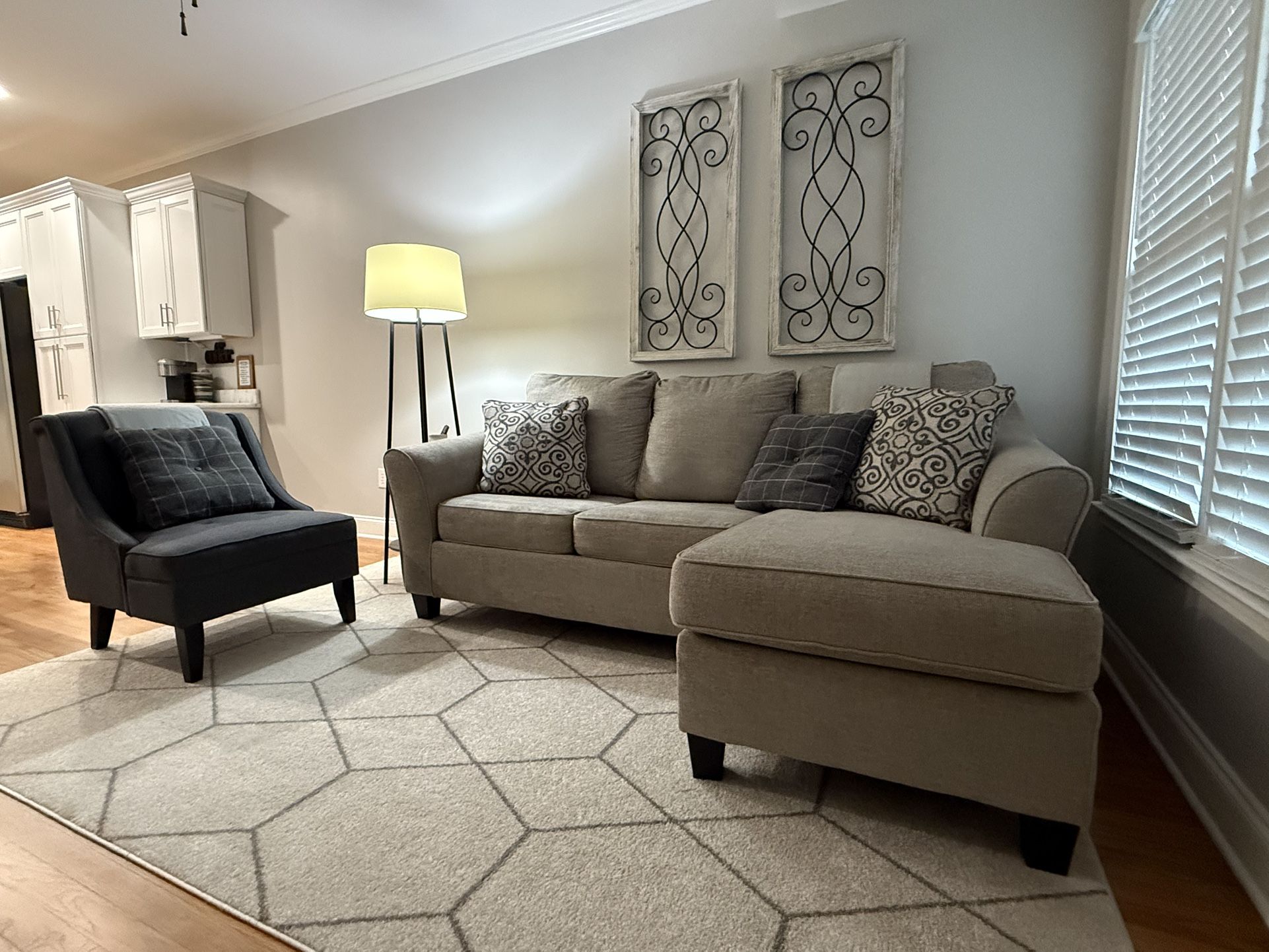 Ashley Furniture Sofa chaise Queen sleeper