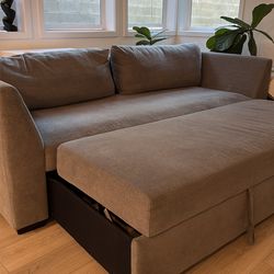 Grey Pullout couch