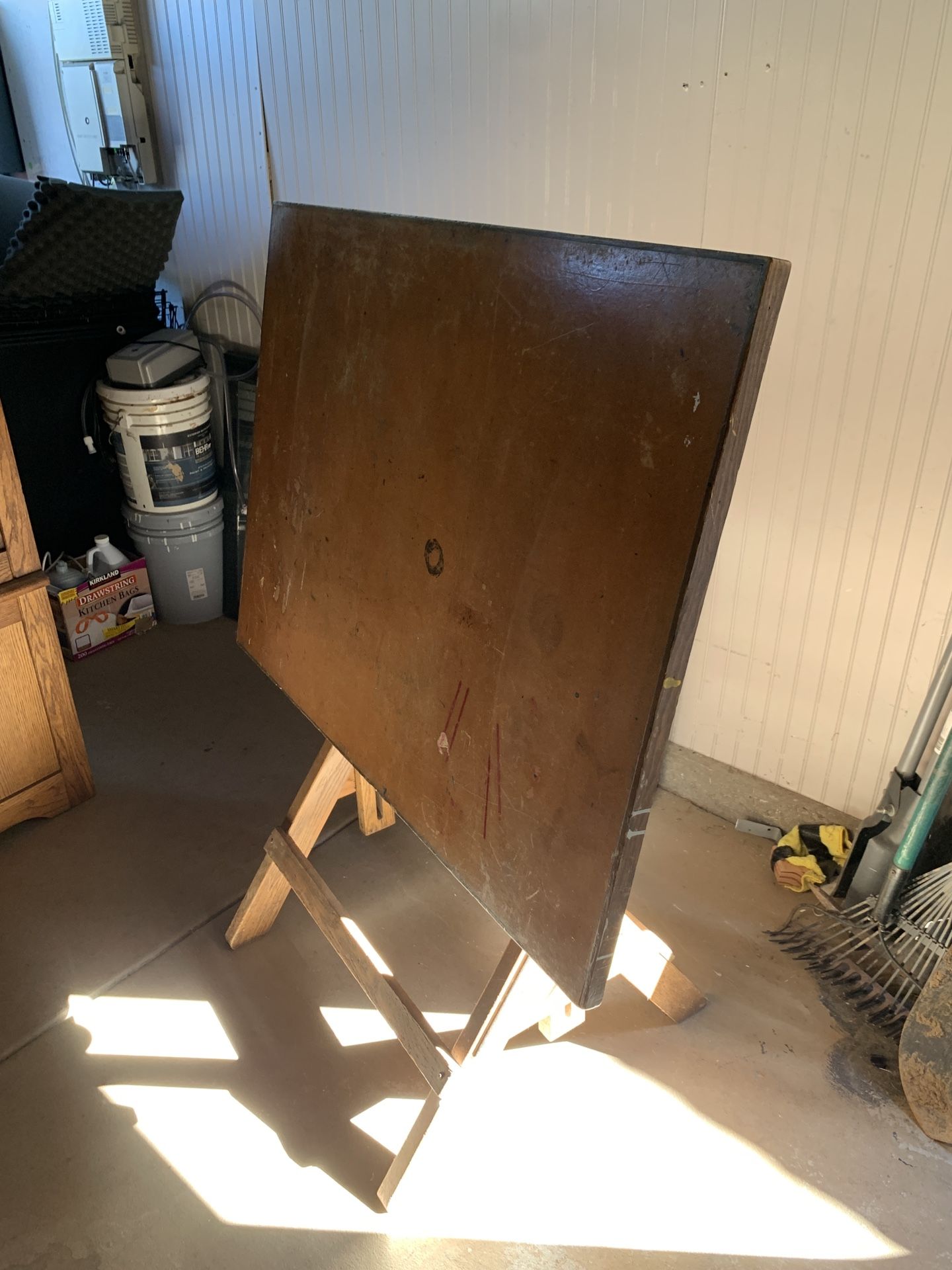 Wooden Drafting/Art Table 