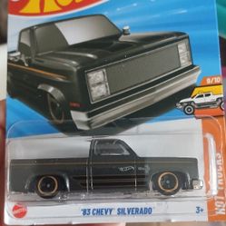 1983 Chevy Silverado 1:64 Scale Hot Wheels 🔥 🛞 New.  ** Buy $20+ Get a Free Random Hot Wheels Sealed