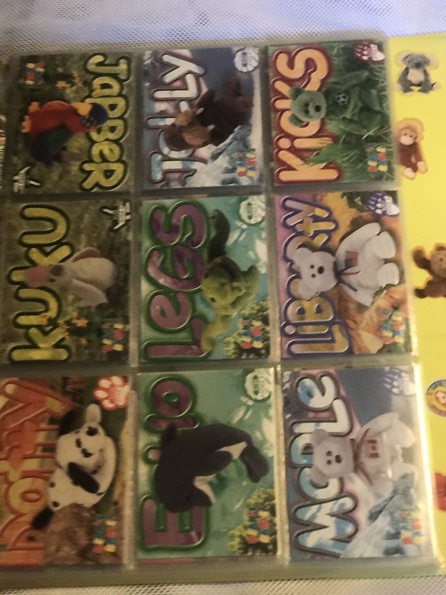 Beanie Baby Collectible Cards