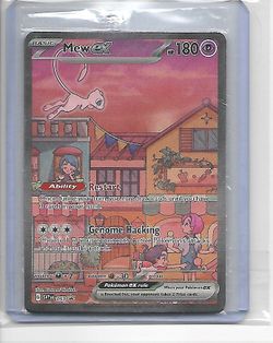 Pokemon 151 UPC Factory Sealed Promo Pack Strip Mew ex SIR Mewtwo IR SVP053