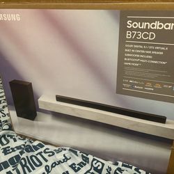 Samsung [HW B73CD] 430W Wireless Subwoofer • Dolby Audio Surround Sound- 5.1ch Soundbar Home Theater