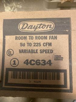 Dayton Room To Room Fan