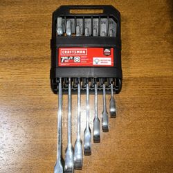Craftsmen ratcheting wrench 7pc set 