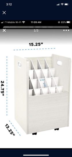 Brand new in box mobile wood roll file