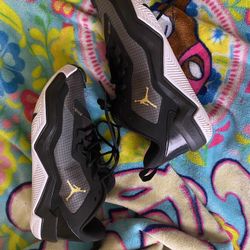 Jordan One Take 4 Black Metallic Gold 