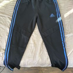 Black And Blue Adidas Sweats 