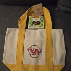 Trader Joe's Mini Tote Bag and Dubai Chocolate