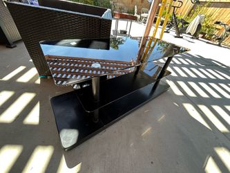 Glass TV stand for sale!