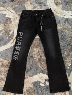 Purple jeans