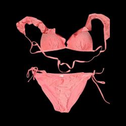 2-piece Ruffled Bikini Swimsuit Set 