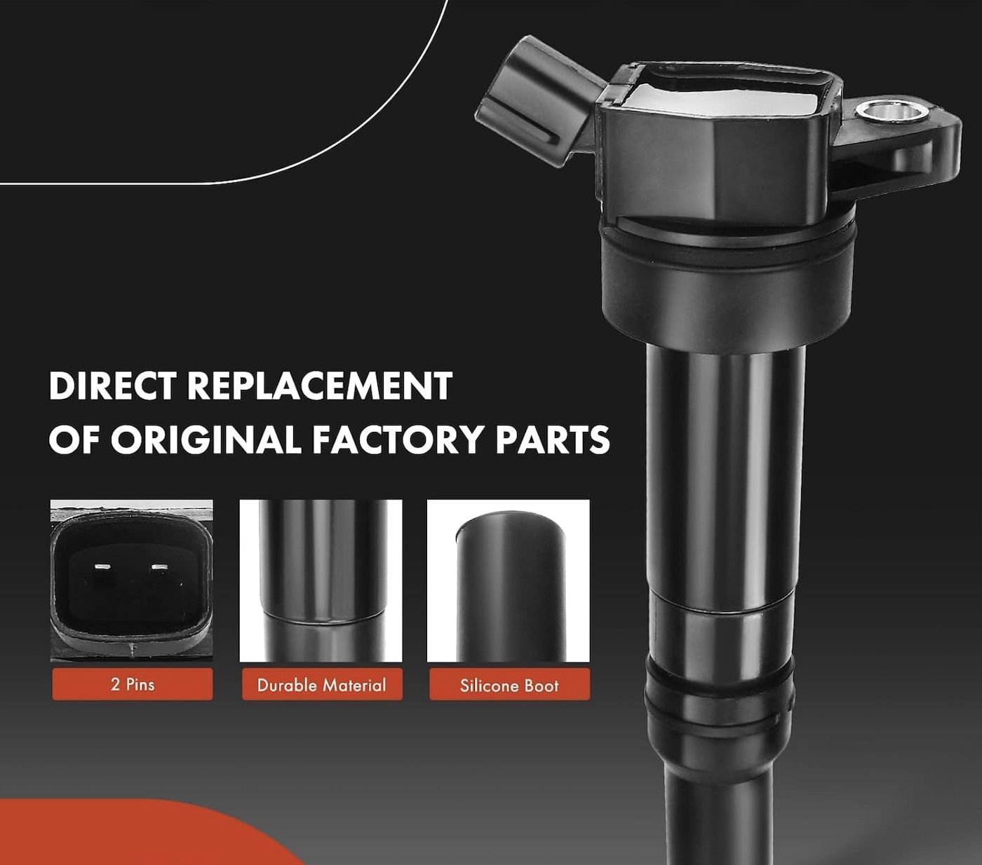 Ignition Coils for Hyundai Elantra, Tucson & Kia Soul, Forte (2.0L / 1.8L)