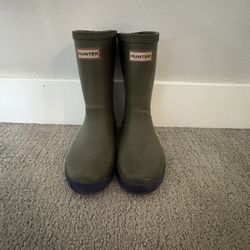 Hunter Rain Boots - Youth Size 12