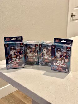 2025 Topps Chrome NFL Football Box Lot - 2x Blaster, 2x Hanger - SEALED