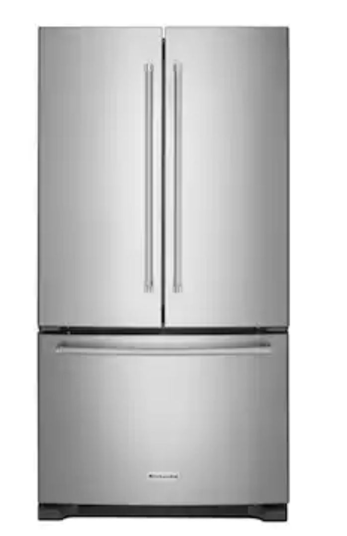 Kitchen Aid 20-cu ft refrigerator