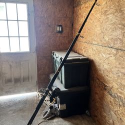 Penn Big Reel Fishing With 15 Foot Pole 