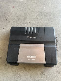 pioneer 600w maximum power gm 6300f