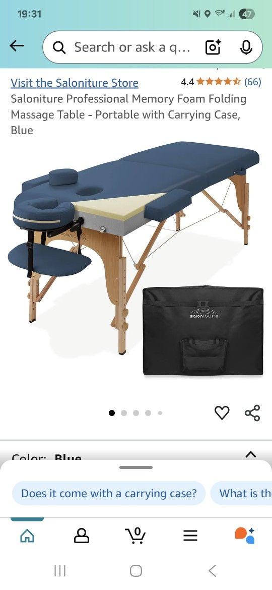 Saloniture Folding Massage Table -