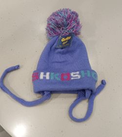 RARE Vintage 1994 NWT OshKosh B'gosh Pom Pom Beanie Snow Hat Osh Kosh Retro