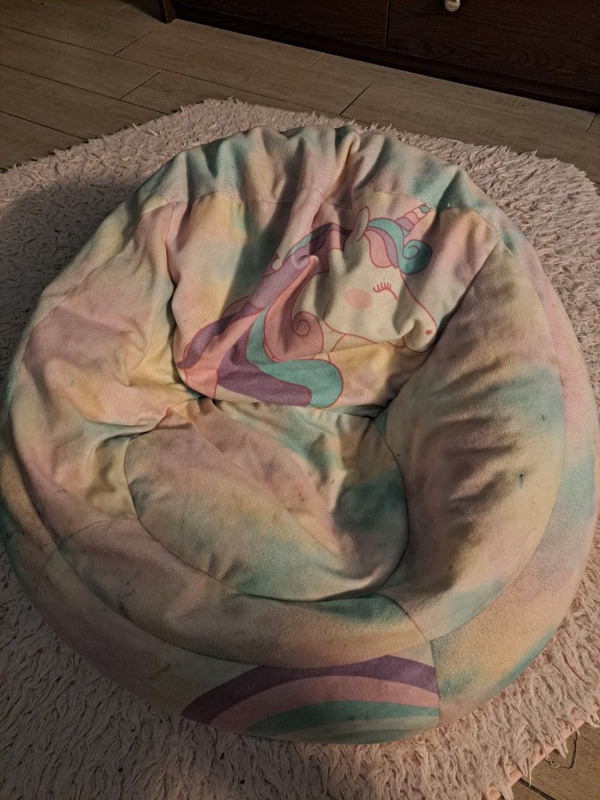 Kids Unicorn Bean Bag Chair