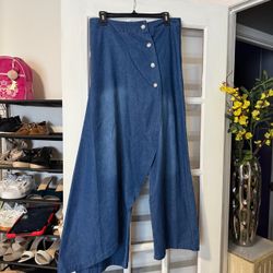 Denim maxi skirt brand new