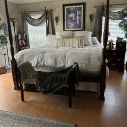 King Bedroom Set- Solid Wood 